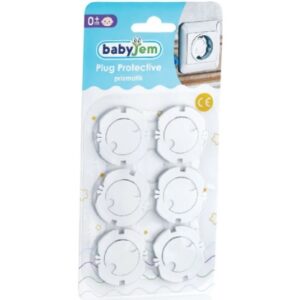 Set 6 protectii pentru priza BabyJem cu adeziv