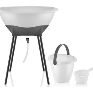Set Cadita eleganta alba BabyJem