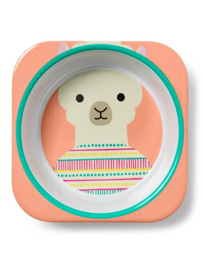 Set Farfurie si Bol Skip Hop Zoo Lama
