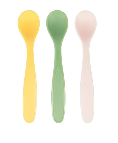 Set de 3 lingurite flexibile Badabulle Pastel