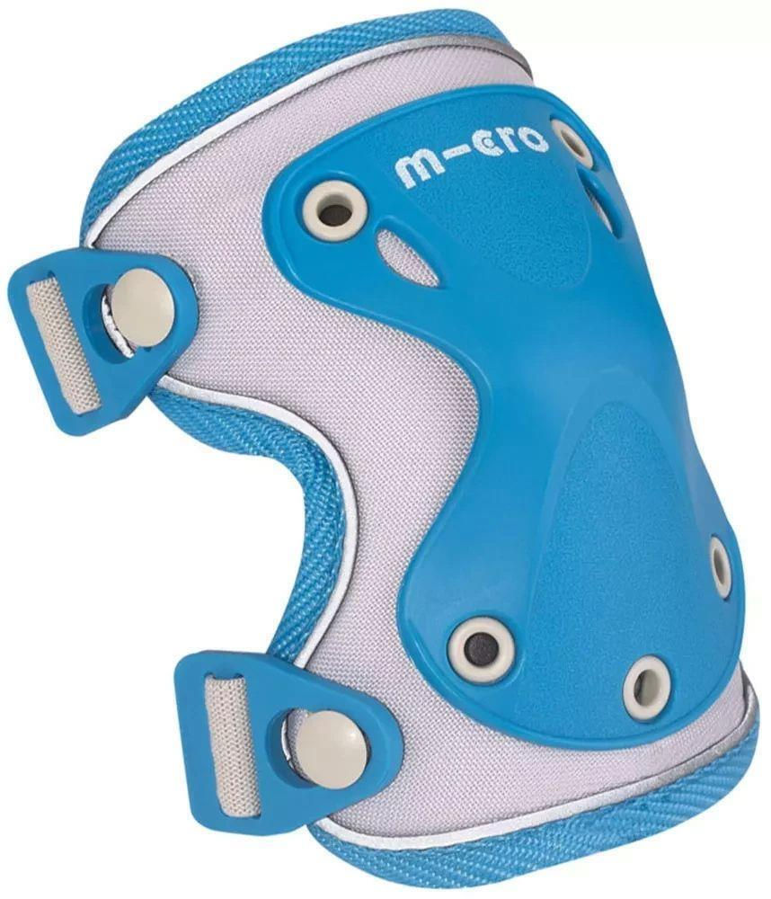 Set de protectii pentru genunchi si coate Micro reflective Blue S