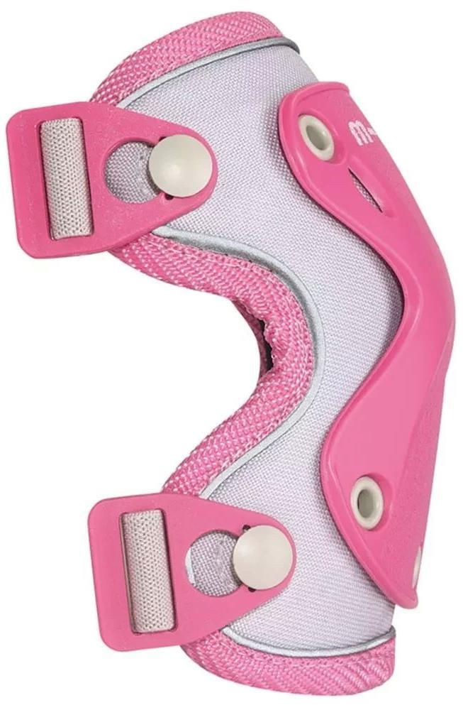 Set de protectii pentru genunchi si coate Micro reflective Pink M