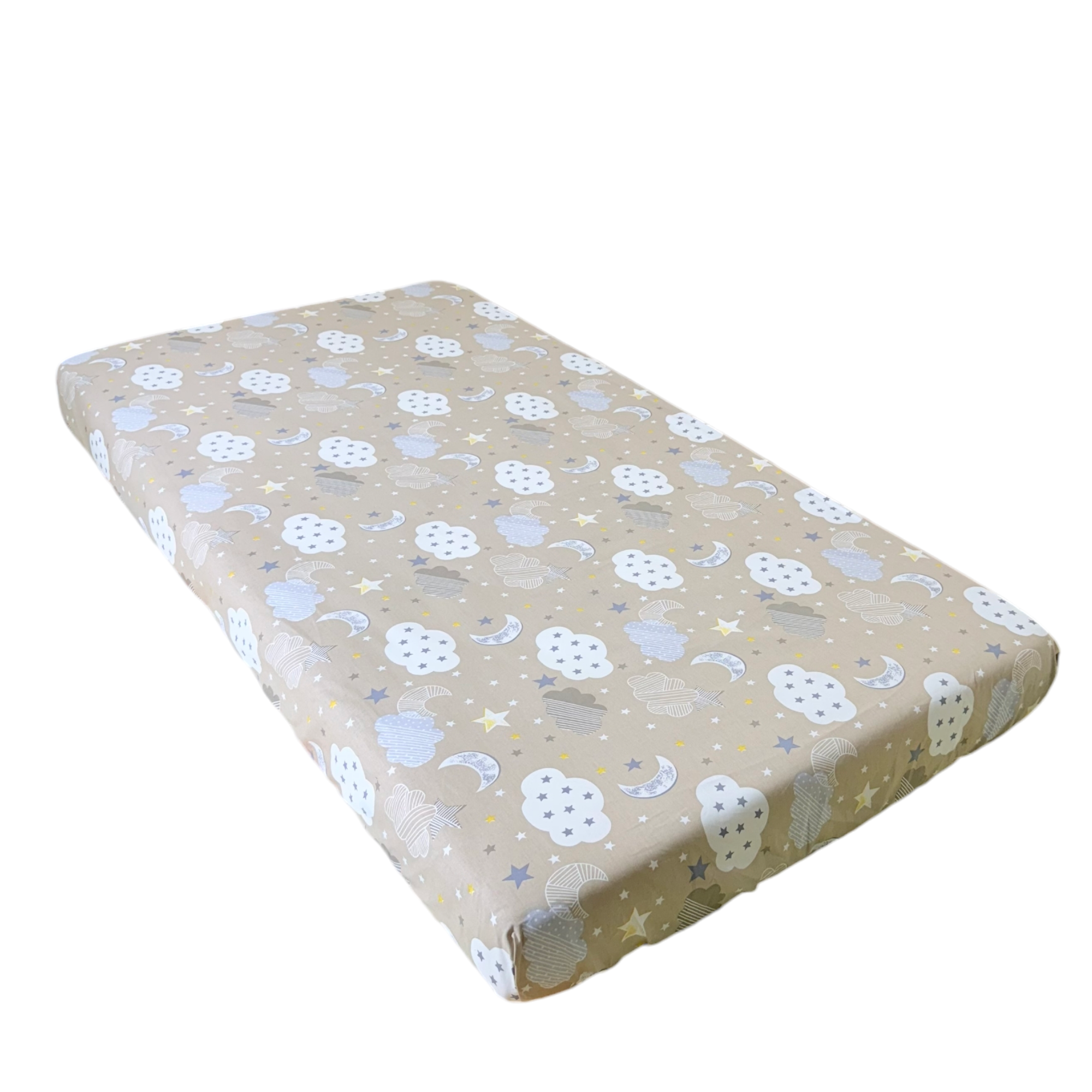 [:ru]Простынь на резинке Holala Kids Cappuccino Clouds, 120*60 см[:ro]Cearsaf cu elastic Holala Kids Cappuccino Clouds, 120*60 cm[:]