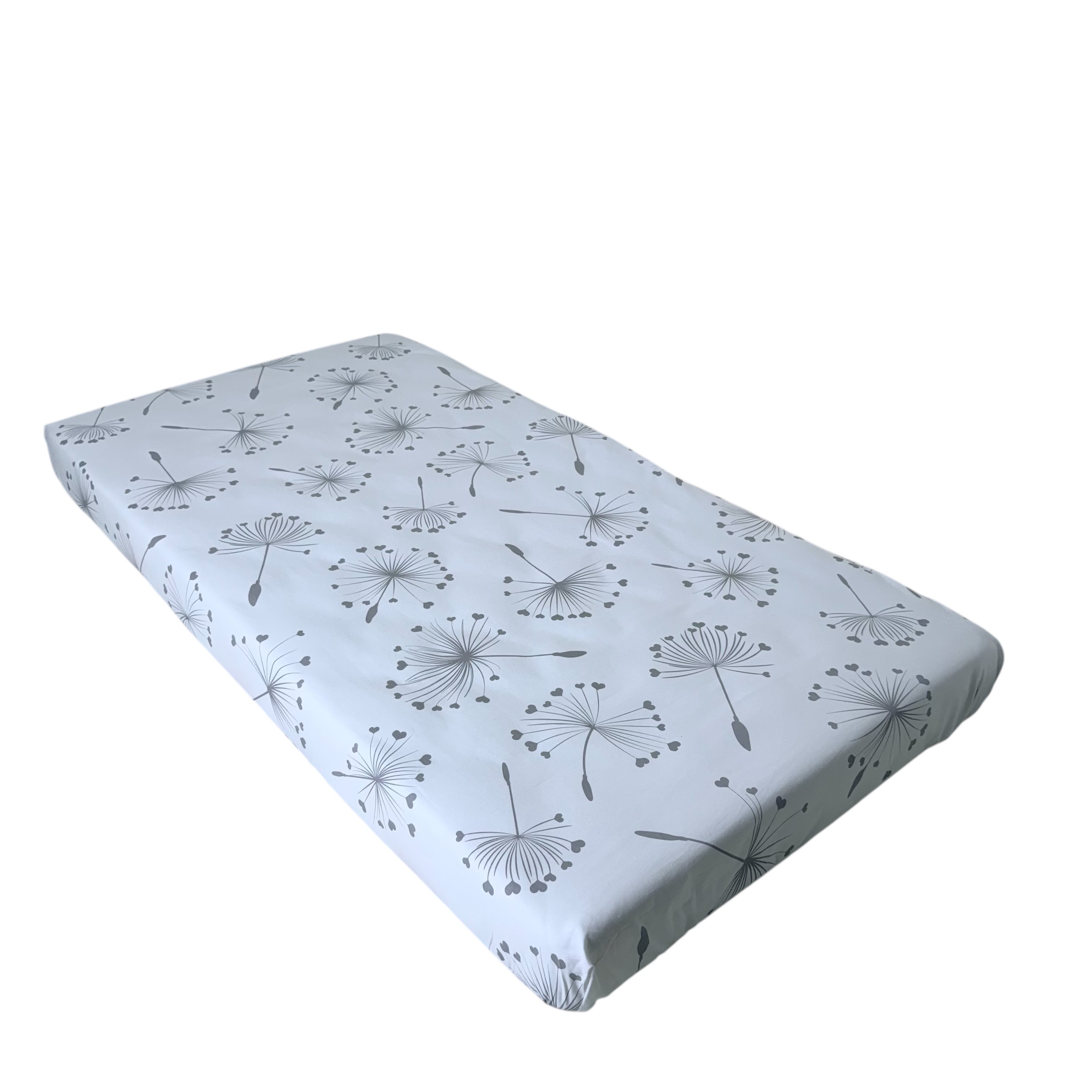 [:ru]Простынь на резинке Holala Kids White Dandelions, 140*70 см[:ro]Cearsaf cu elastic Holala Kids White Dandelions, 140*70 cm [:]