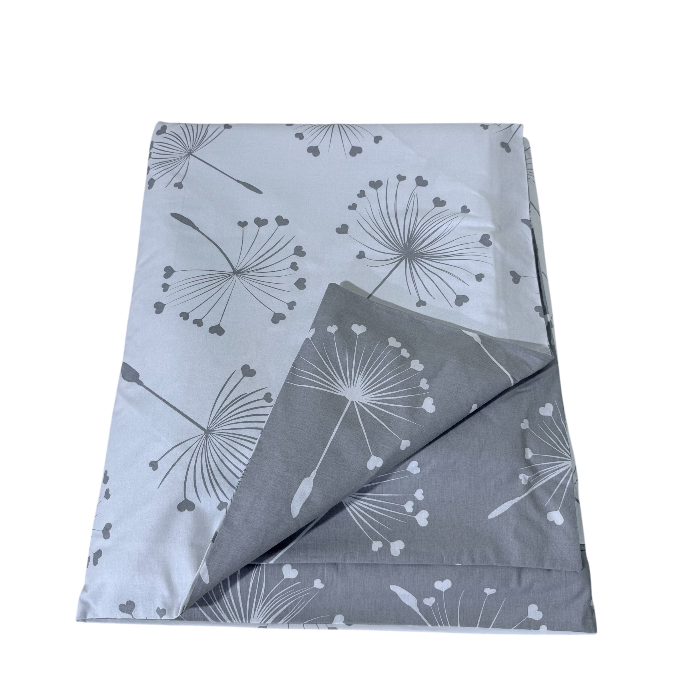 [:ru]Пододеяльник Dandelions White/Grey Holala Kids,118*100 см[:ro]Husa pentru plapuma Dandelions White/Grey Holala Kids,118*100 cm[:]