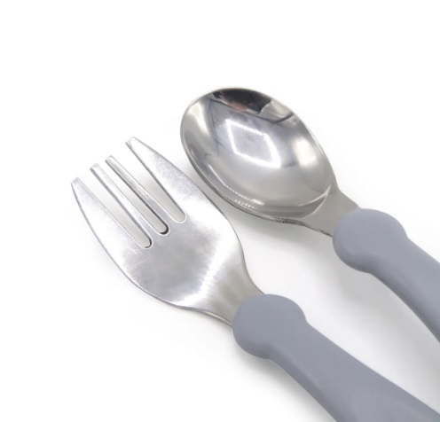 Set tacamuri din inox BabyJem Gri