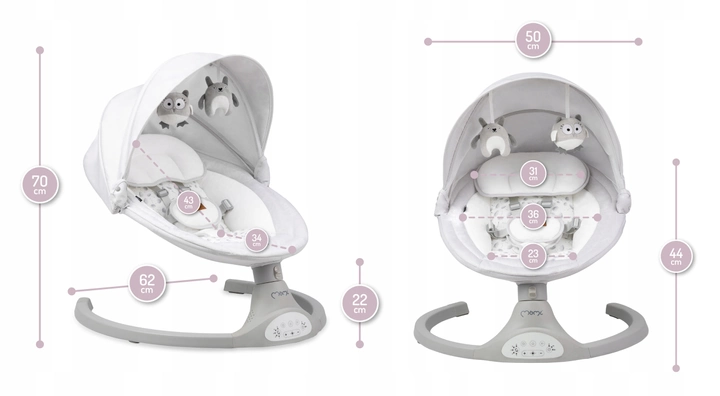 sezlong balansoar electric pentru copii