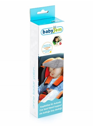 Suport sustinere cap pentru scaun auto BabyJem Roz