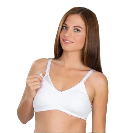 Sutien pentru alaptare BabyJem Alb