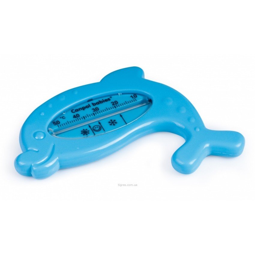 Termometru de baie fara mercur Canpol 2782 Delfin Albastru