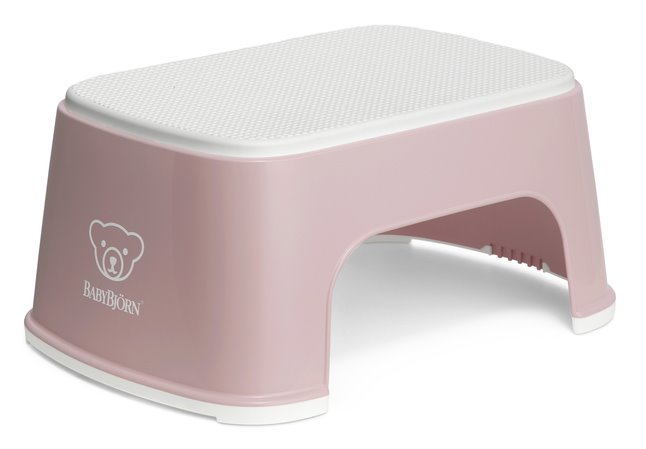 Treapta inaltator pentru baie BabyBjorn Step Stool Powder PinkWhite