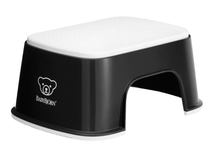 Treapta inaltator pentru baie BabyBjorn Step Stool Black/White