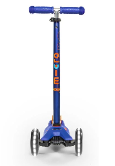 Trotineta Micro Maxi Deluxe LED Blue - imagine 3