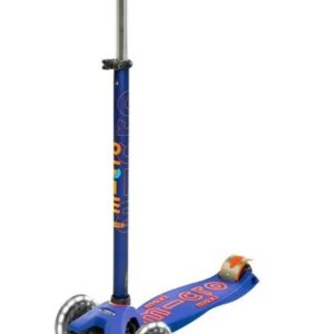Trotineta Micro Maxi Deluxe LED Blue