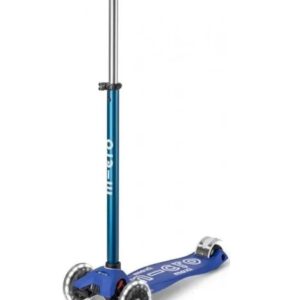 Trotineta Micro Maxi Deluxe LED Blue White