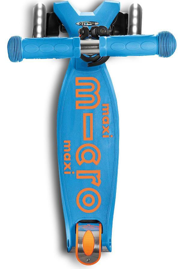 Trotineta Micro Maxi Deluxe LED Carribean Blue
