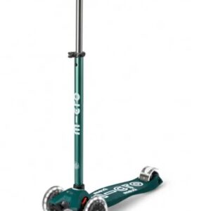Trotineta Micro Maxi Deluxe LED Green