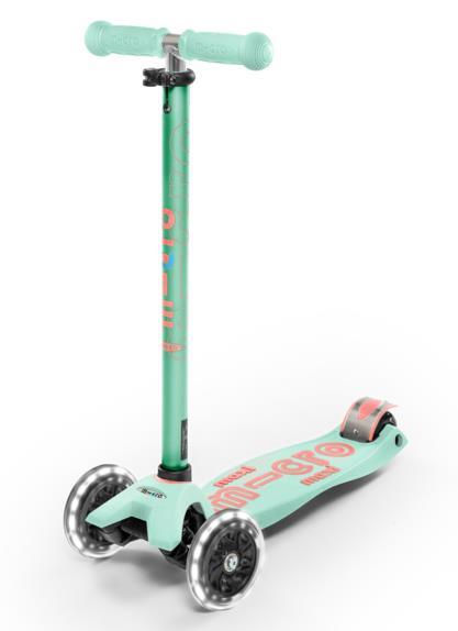 Trotineta Micro Maxi Deluxe LED Mint