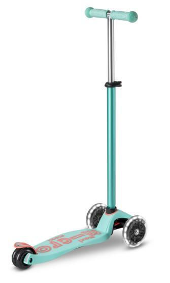 Trotineta Micro Maxi Deluxe LED Mint