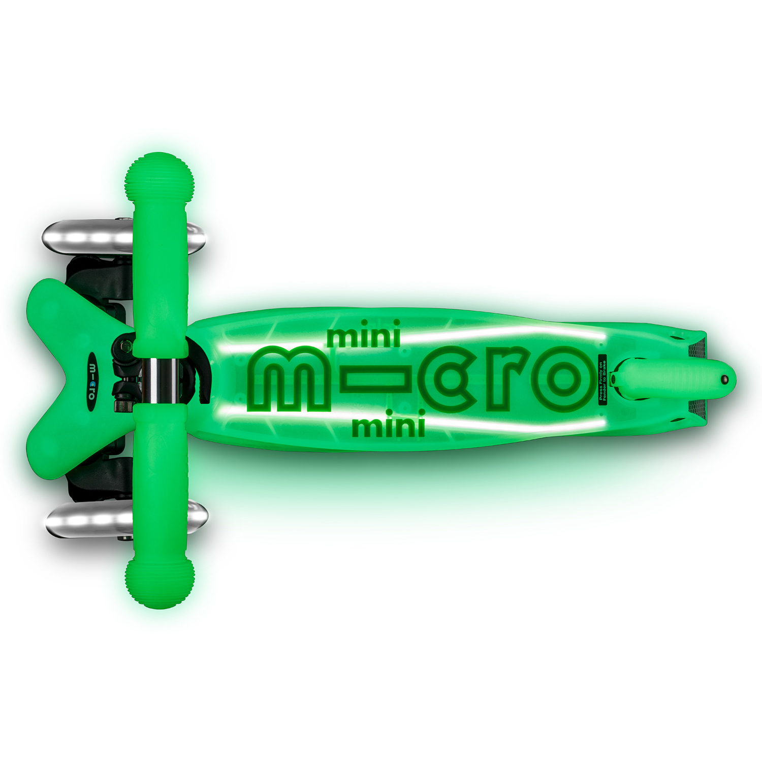 Trotineta Micro Mini Deluxe Glow LED Icy Lime