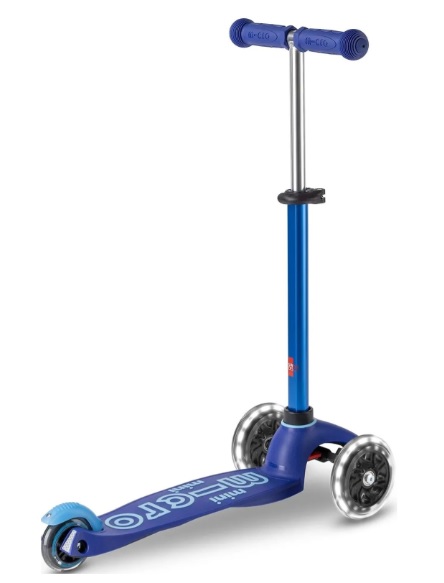 Trotineta Micro Mini Deluxe LED Blue