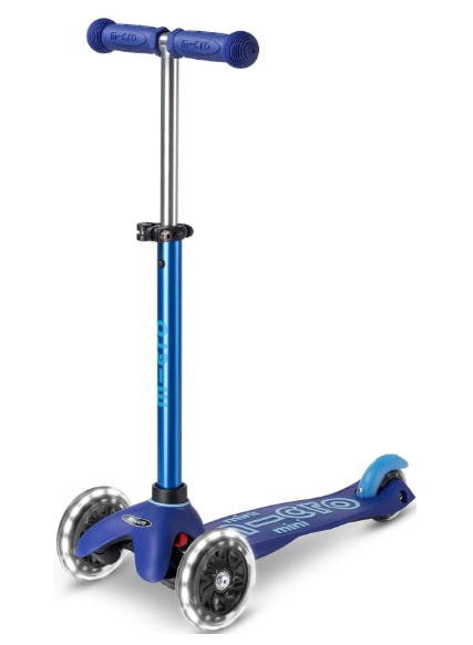 Trotineta Micro Mini Deluxe LED Blue