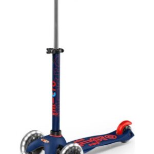 Trotineta Micro Mini Deluxe LED Navy Blue