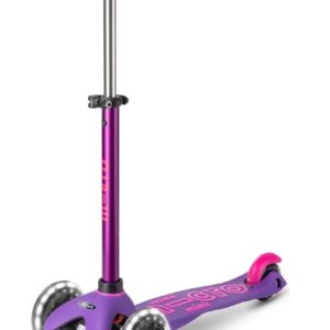 Trotineta Micro Mini Deluxe LED Purple Pink