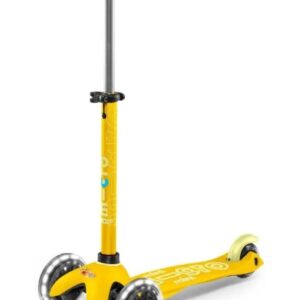 Trotineta Micro Mini Deluxe LED Yellow