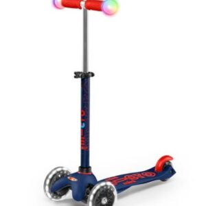 Trotineta Micro Mini Deluxe Magic LED Navy Blue