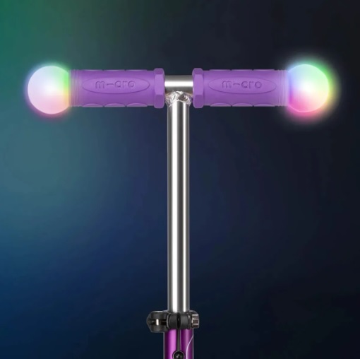 Trotineta Micro Mini Deluxe Magic LED Purple