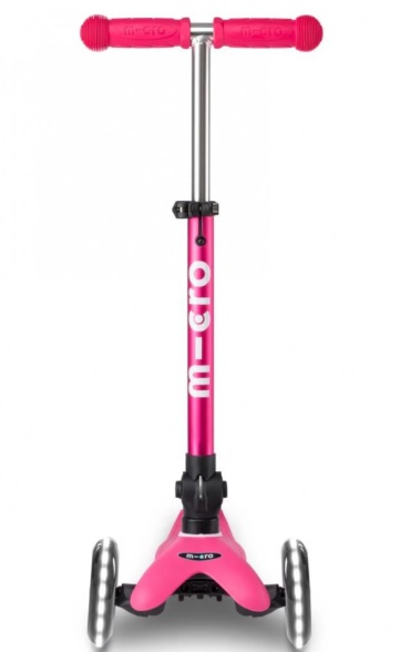 Trotineta pliabila Micro Mini Deluxe Foldable LED Pink