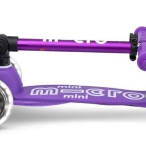 Trotineta pliabila Micro Mini Deluxe Foldable LED Purple