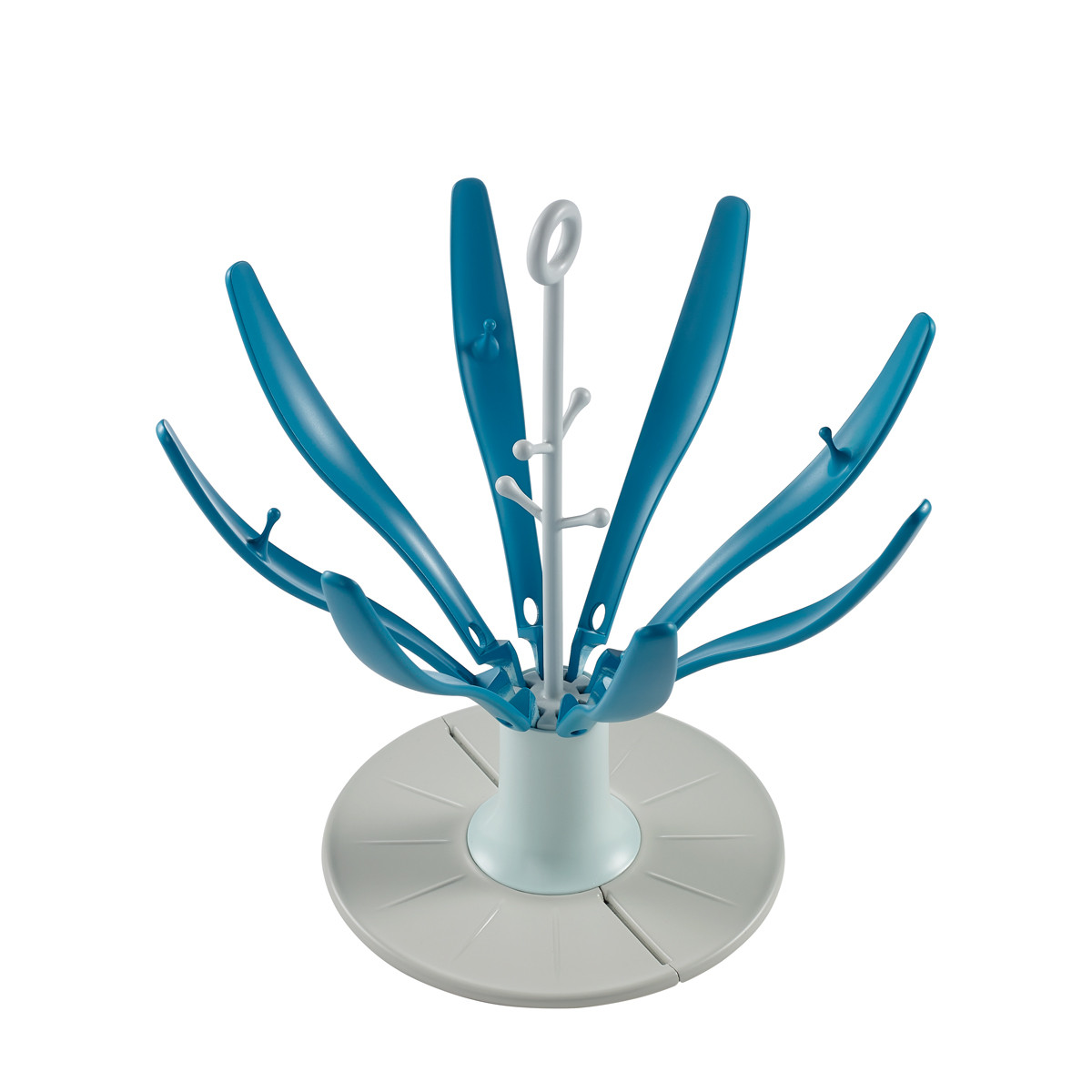Uscator pliabil biberoane Beaba Floare Bleu B911618
