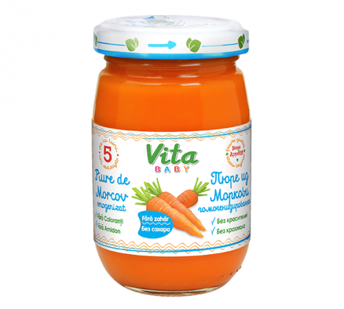 [:ru]Orhei-Vit Пюре из моркови без сахара 180gr.(4+)[:ro]Orhei-Vit Piure din morcov fara zahar 180gr.(4+)[:]