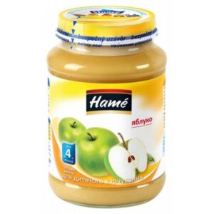 [:ru]Hame Пюре Яблочное 190gr. (4m+)[:ro]Hame Piure din mere 190gr. (4m+)[:]