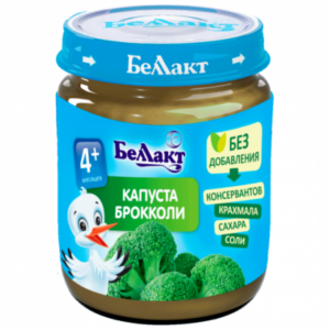 Беллакт Пюре из брокколи 100 гр. (4 м. +)