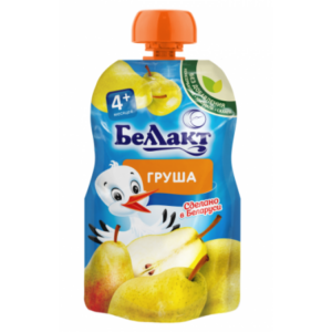 Беллакт Пюре из груш 90 гр. (4 м. +)