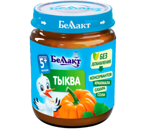 [:ru]Беллакт Пюре из тыквы 100 гр. (5 м. +)[:ro]Беллакт Piure de dovleac 100 gr. (5 m. +)[:]