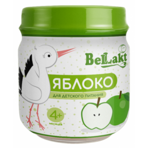 [:ru]Беллакт Пюре из яблок (4 м+) 80 гр.[:ro]Беллакт Piure de mere (4 m +) 80 gr.[:]