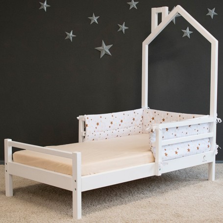 [:ru]Детская кровать BABYTIME Паровозик Плюс, Цвет Белый[:ro]Pat Pentru copii BABYTIME Trenuleț Plus , Alb[:]