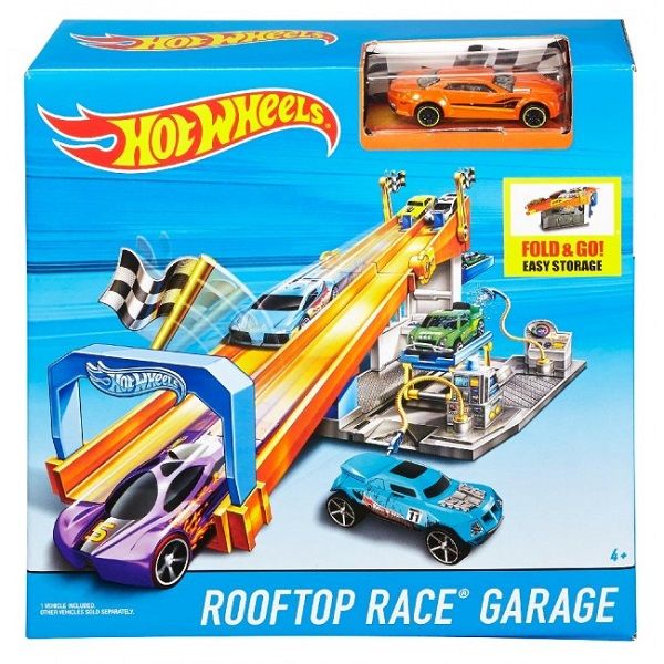 [:ru]Hot Wheels Игровой набор «Гараж на крыше»[:ro]Hot Wheels Rooftop Race Garage[:]