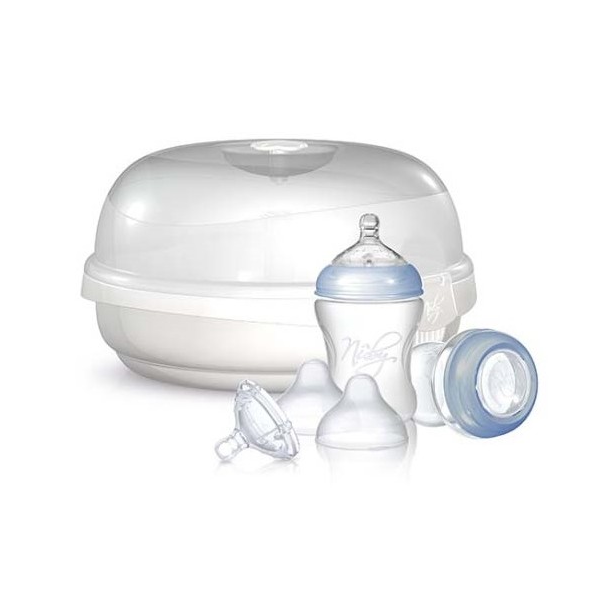 [:ru]Nuby IDVP50 Стерилизатор для СВЧ "Natural Touch" с 2 бутылочками[:ro]Nuby IDVP50 Sterilizator pentru microunde "Natural Touch" cu 2 sticle[:]