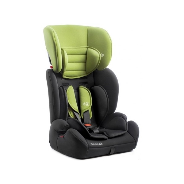 KinderKraft Автокресло Concept гр.1/2/3 (9-36 кг.) черный/зеленый
