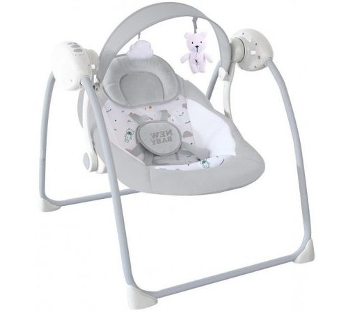 [:ru]New Baby 43037 Качели "Taddy" серый[:ro]New Baby 43037 Leagan "Taddy" gri[:]