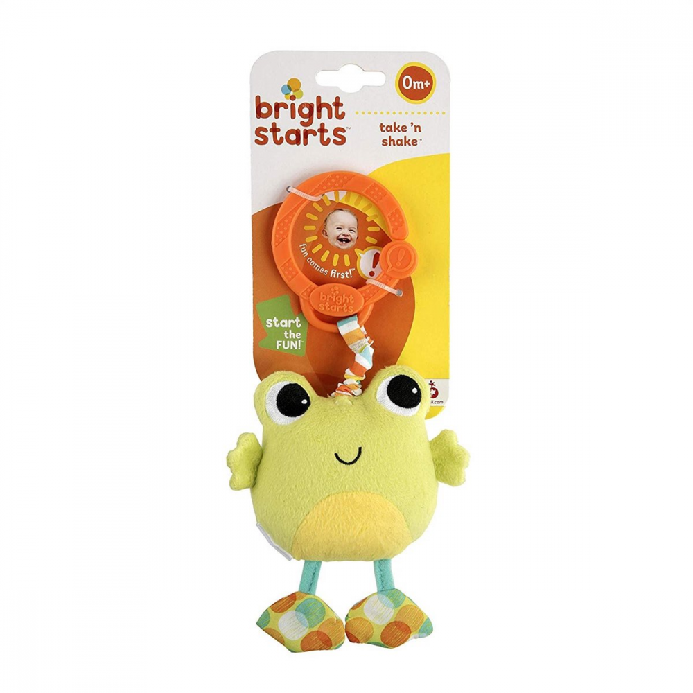 [:ru]Игрушка с вибрацией Bright Starts Лягушка [:ro]Jucarie cu vibratii Bright Starts Animalute Jucause Broscuta [:]