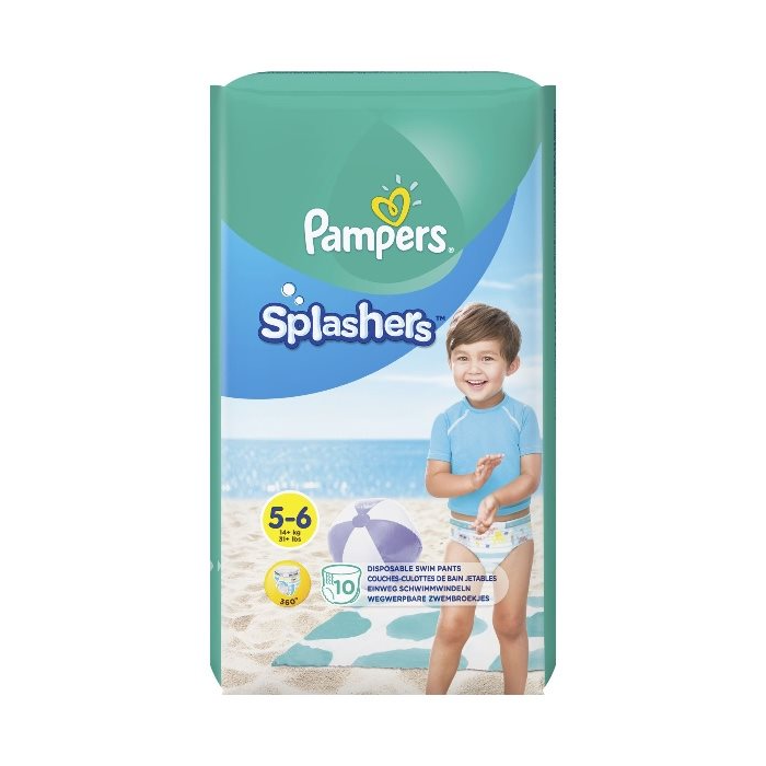 [:ru]Трусики для плавания Pampers Splashers Junior (14+ кг), 10 шт. [:ro]Chilotei pentru apa Pampers Splashers Junior (14+ kg), 10 buc. [:]