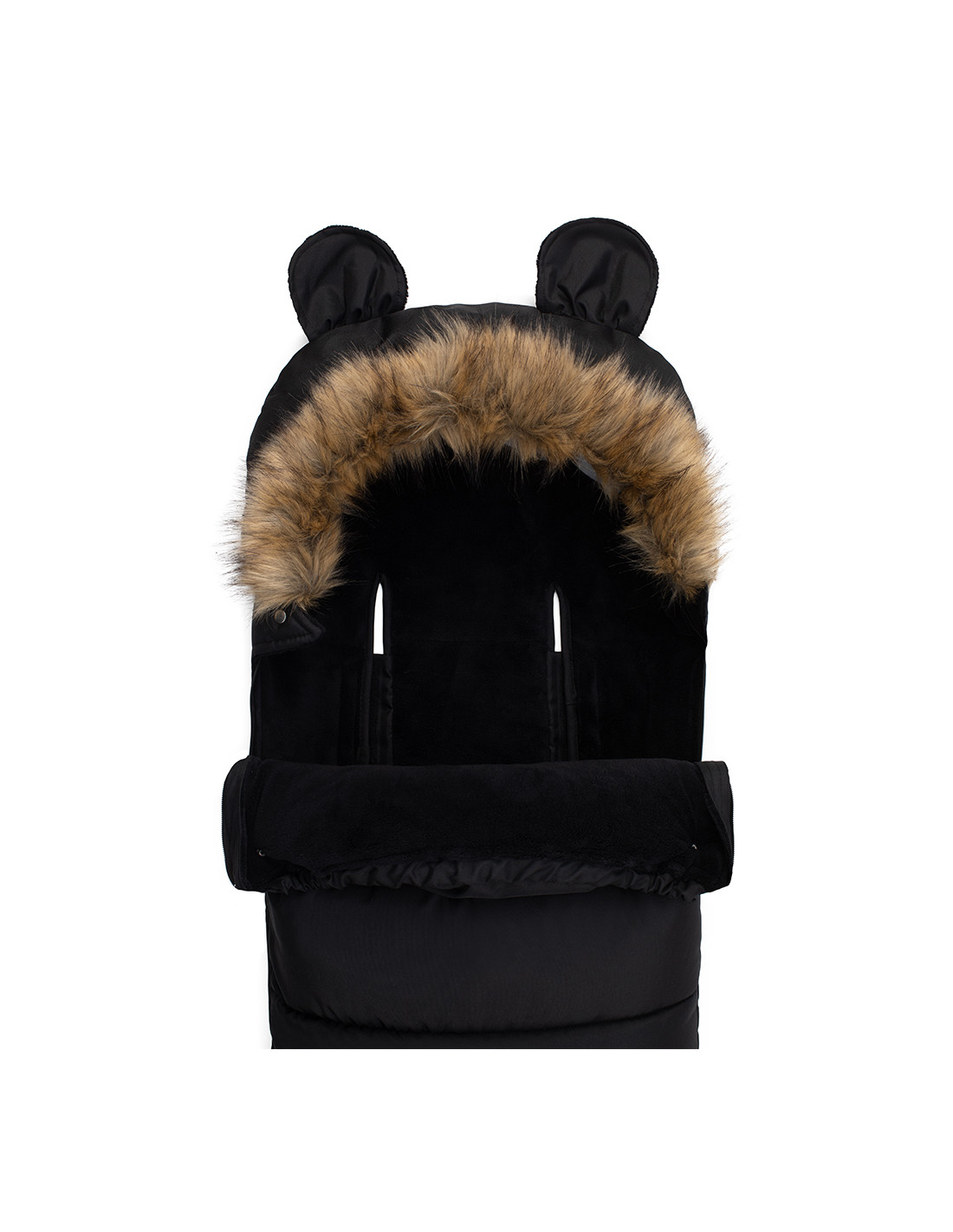 Husa carucior MoMi Footmuf Black - imagine 3