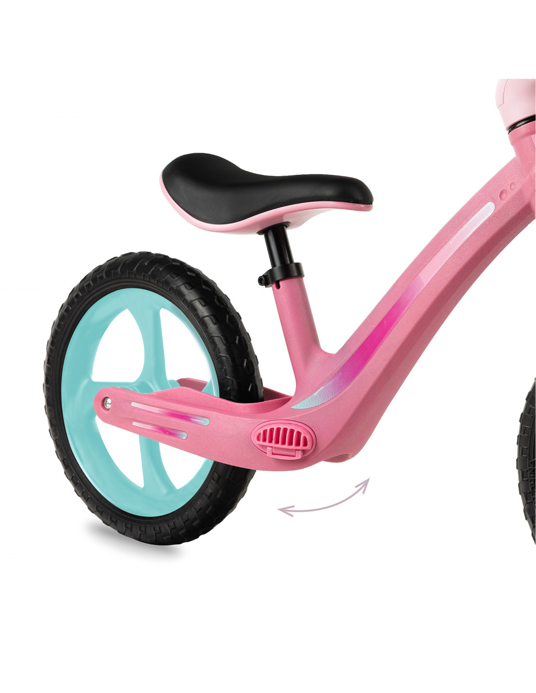 BICICLETA DE ECHILIBRU MoMi MIZO PINK - imagine 7