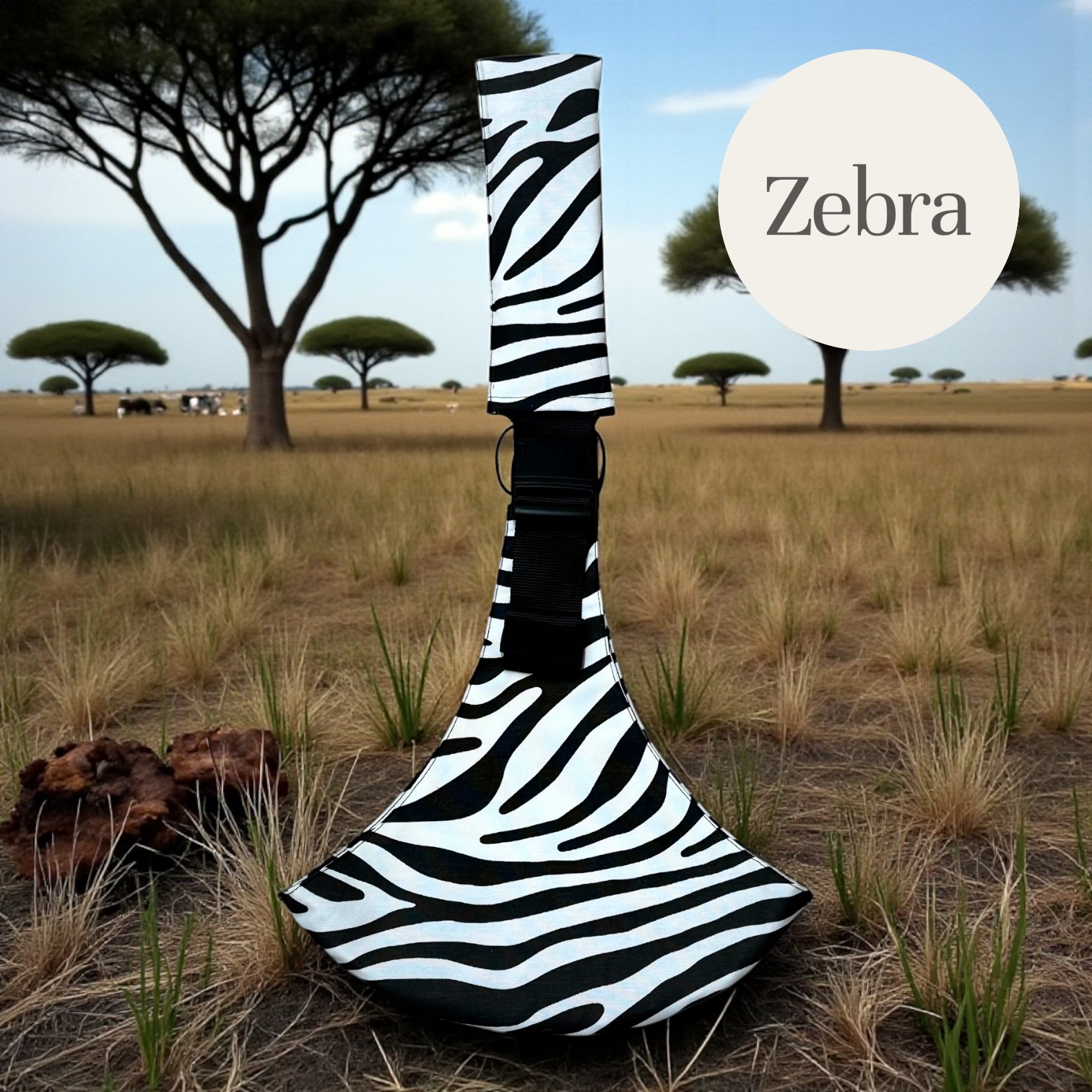 Port-bebe ByBagy Active Toddler, Zebra, 9 luni - 20 kg